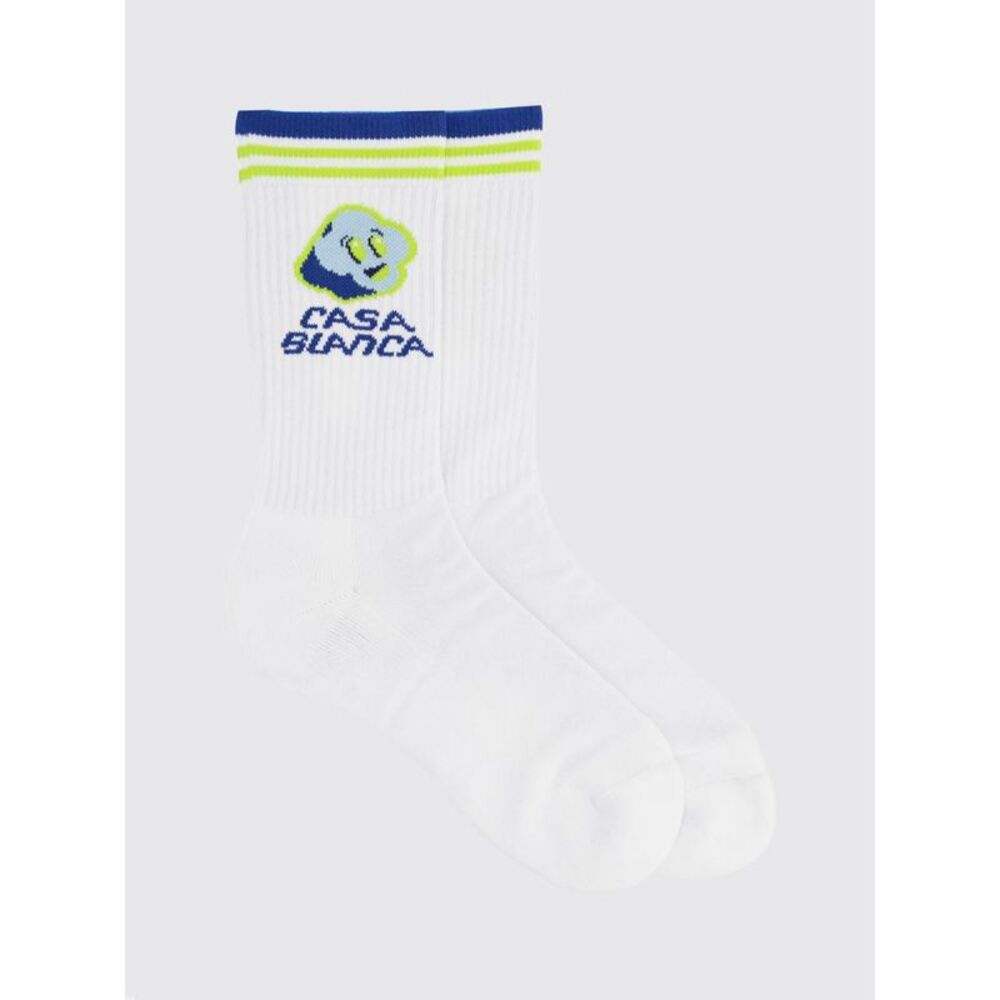 Casablanca Socks Men White 1